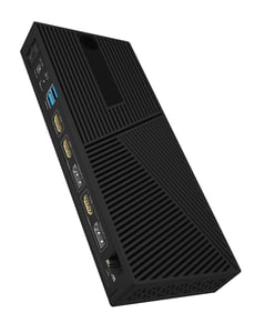 ICY BOX IB-DK2246AC Kabelansluten USB 3.2 Gen 2 (3.1 Gen 2) Typ A Svart