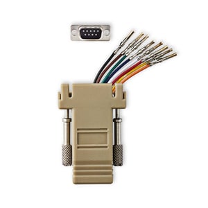Nedis CCGB52820IV Parallel Cable, Ivory, 0 m, DB-9 to RJ-45