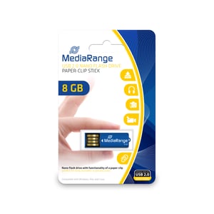 MediaRange MR975 pamięć USB 8 GB USB Typu-A 2.0 Niebieski