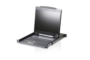 ATEN CL3000N konsola rackowa 48,3 cm (19") 1280 x 1024 px Aluminium Czarny 1U