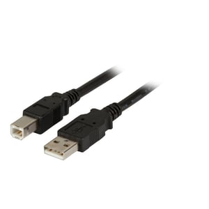 EFB Elektronik USB A/USB B, 2 m kabel USB USB 2.0 5 m 0,48 Gbit/s Czarny