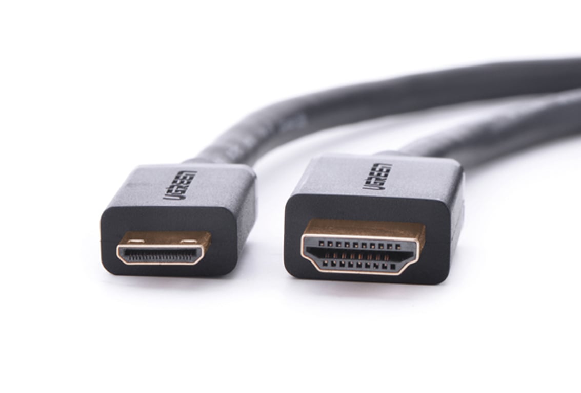 Ugreen 20137 kabel HDMI Mini-HDMI Czarny, Złoto
