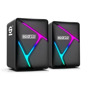 Sparco SPSPEAKERS głośnik Czarny Przewodowa 6 W