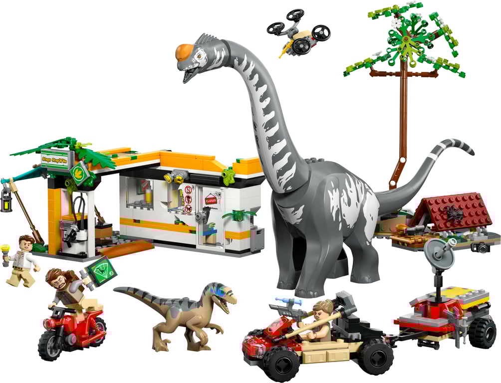 фото Блоковий конструктор LEGO Jurassic World Місія з відстеження раптора і титанозавра (76973)