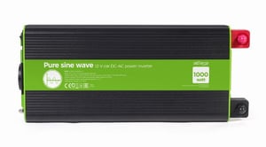 Gembird EG-PWC-PS1000-01 Power Adapter/Inverter, Automatic, 1000 W, Black, Green