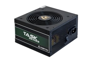Chieftec Task TPS-600S nätverksmodul 600 W 20+4-stifts ATX ATX Svart