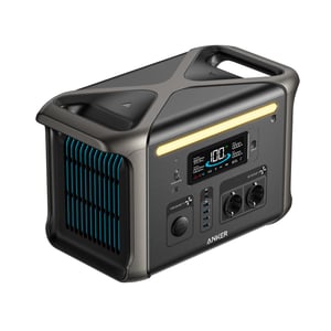 Anker Solix F1500 tragbare Ladestation mit Lithium-Eisen-Phosphat-Akku (LiFePO4), 1800 W, 19,8 kg