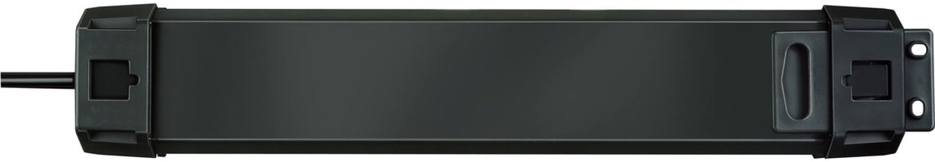 Brennenstuhl 1951160401 rozgałęziacz 3 m 6 x gniazdo sieciowe Wewnętrzna Czarny