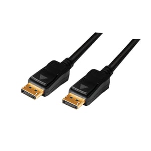 LogiLink CV0113 15 m DisplayPort Cable, Black