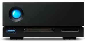 LaCie 1big Dock – externe Festplatte 30 TB, 7200 U/min, USB Typ A / USB Typ C, schwarz