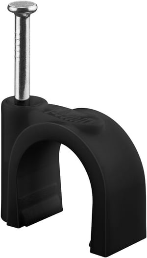 Goobay 64685 Cable Organizer, Black, 100 pcs.