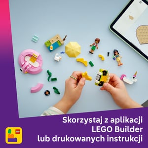 LEGO Friends Impreza na basenie z jednorożcem i flamingiem