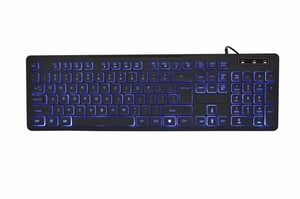 Gembird KB-UML3-02 tangentbord för hemmet/kontoret, USB, QWERTY, amerikansk engelska, svart