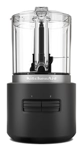 KitchenAid 5KFCR500BM Electric Vegetable Shredder, 1.18 L, Black