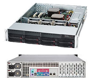Supermicro SuperChassis 825TQC-R1K03LPB Rack Czarny 1000 W
