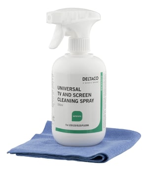 Deltaco CK1025 Cleaning Kit for LCD/LED/Plasma, LCD/TFT/Plasma, Cell Phones/Smartphones, and Tablets, 500 ml