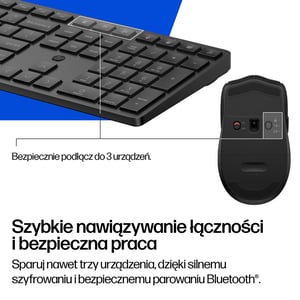 HP Zestaw myszki i klawiatury Multi-Device Dual-Mode 495C