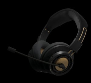 Gioteck TX-40S Zestaw słuchawkowy Przewodowa Opaska na głowę Gaming Czarny, Brąz