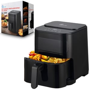 Extralink HOME AIR FRYER 5,2 L EU SJ-520 varmluftsfritös Enkel 5,2 l 1600 W Varmluftsfritös Svart