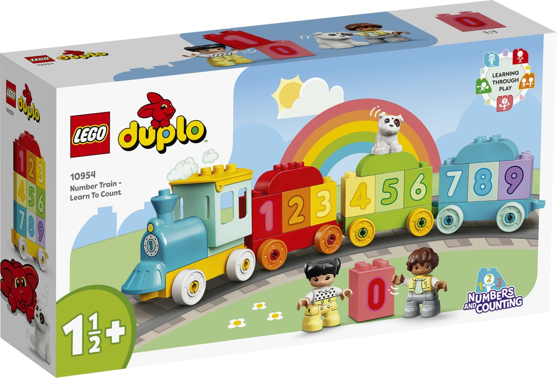 LEGO DUPLO Pociąg z cyferkami — nauka liczenia