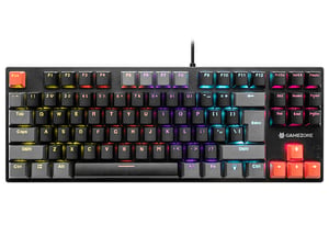 Tracer Blade 87 USB-gamingtangentbord QWERTY engelska svart, grå, röd