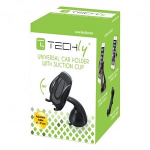 Techly I-SMART-VENT52 Halterung Passive Halterung Mobiltelefon/Smartphone Schwarz