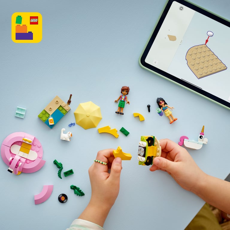 LEGO Friends Impreza na basenie z jednorożcem i flamingiem
