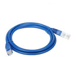 Alantec KKU5NIE0.5 kabel sieciowy Niebieski 0,5 m Cat5e U/UTP (UTP)