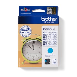 Brother LC-125XLC nabój z tuszem 1 szt. Oryginalny Cyjan