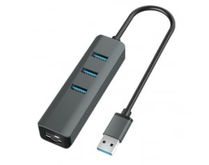Vakoss TC-4502X huby i koncentratory USB 3.2 Gen 1 (3.1 Gen 1) Type-A 5000 Mbit/s Czarny