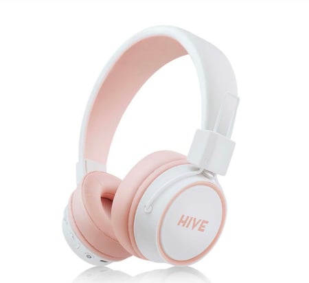 Niceboy HIVE 2 Joy Sakura Słuchawki Przewodowy i Bezprzewodowy Opaska na głowę Połączenia/muzyka Bluetooth Różowy, Biały