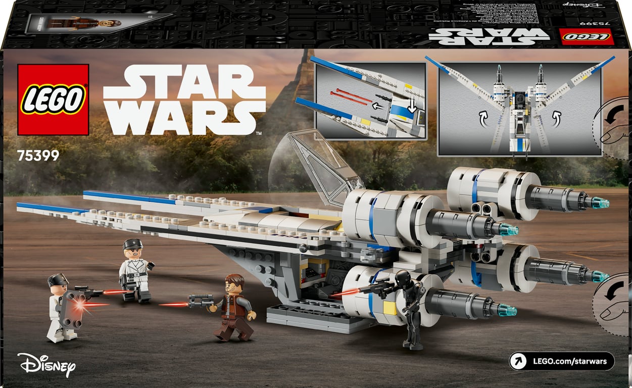 фото Блоковий конструктор LEGO Star Wars Повстанський винищувач U-Wing (75399)