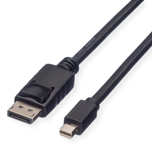 ROLINE 11445636 3 m DisplayPort to Mini DisplayPort Cable, Black