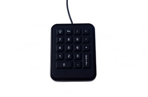 Gamber-Johnson iKey Mobile klawiatura numeryczna Uniwersalne Czarny