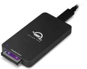 OWC Atlas FXR kortläsare Thunderbolt 3/USB 3.2 Gen 2 (3.1 Gen 2) Svart