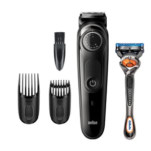 Braun BT5242 Barttrimmer, 39–2 cm, Nass- und Trockenschnitt, schwarz