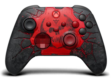 Microsoft XBOX Wireless Controller - Gears of War: E-Day Limited Edition Czarny, Czerwony Bluetooth Gamepad Analogowa/Cyfrowa Xbox Series S, Xbox Series X, Android, PC, iOS