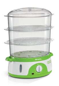 Ariete 0911 Dampfkochtopf mit 3 Körben. Freistehend, 800 W, grün, weiß