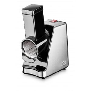Solis 921.06 Electric Grater/Spiralizer Stainless Steel Black, Stainless Steel