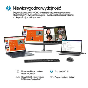 HP 34-calowy monitor konferencyjny Pro seria 7 WQHD – 734pm