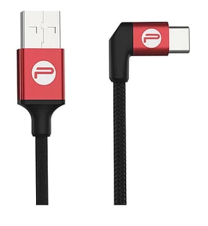 PGYTECH P-GM-124 USB-kabel 0,35 m USB C till USB A Svart, Röd