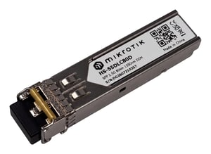 Mikrotik HS-55DLC80D moduł przekaźników sieciowych Swiatłowód 2500 Mbit/s SFP 1550 nm