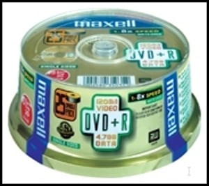 Maxell DVD+R 8x Spindle 4.7 GB 50 pcs.