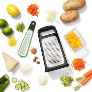 OXO Good Grips Kastenreibe Tarka płaska Czarny, Zielony, Stal nierdzewna