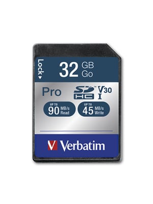 Verbatim Pro 32 GB SDHC UHS Klass 10
