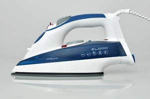 ELDOM DA28C żelazko Żelazko suche i parowe Płyta ceramiczna 2200 W Niebieski, Biały