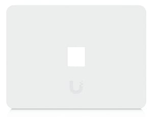 Ubiquiti UACC-WP-KEYSTONE-H-1P Rahmen für Steckdosen und Schalter, Weiß