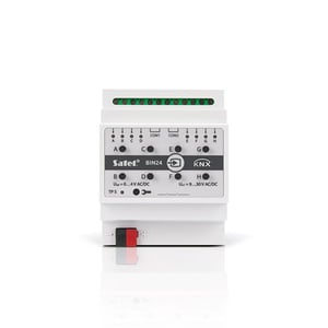 Satel KNX-BIN24 Smart Home - Controller, DIN rail mounting, 8-channel.