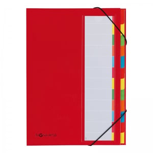 Page 44133-01 Card Tab: Cardstock, Paper, Polyester, Rubber, Red