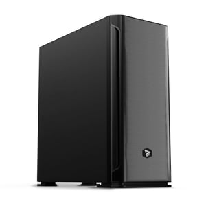 Savio PC-chassi Shadow X1 Mesh Black Midi Tower Svart